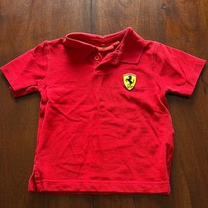 Kids Ferrari Polo Shirt